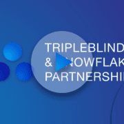 TripleBlind Snowflake partnership video poster frame